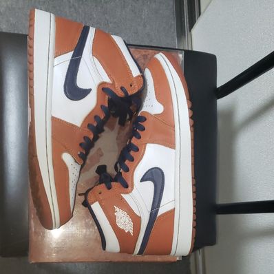 Eastside Golf × Nike Air Jordan 1 High Golf "Burnt Sunrise/Midnight Navy"
