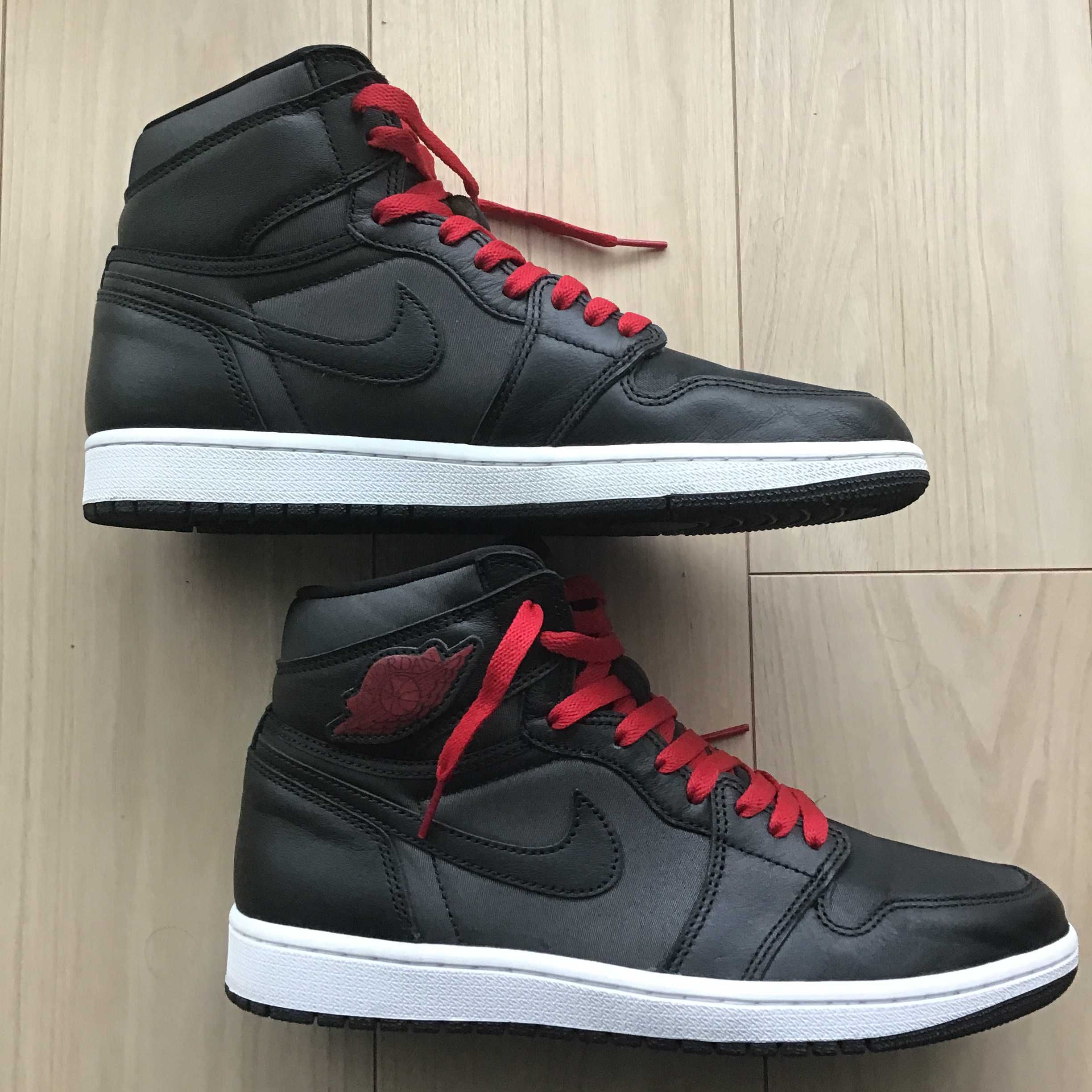 Nike Air Jordan 1 Retro High OG "Black/Metallic Silver/Gym Red"  