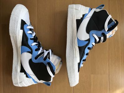 sacai × NIKE BLAZER MID "BLACK / BLUE"