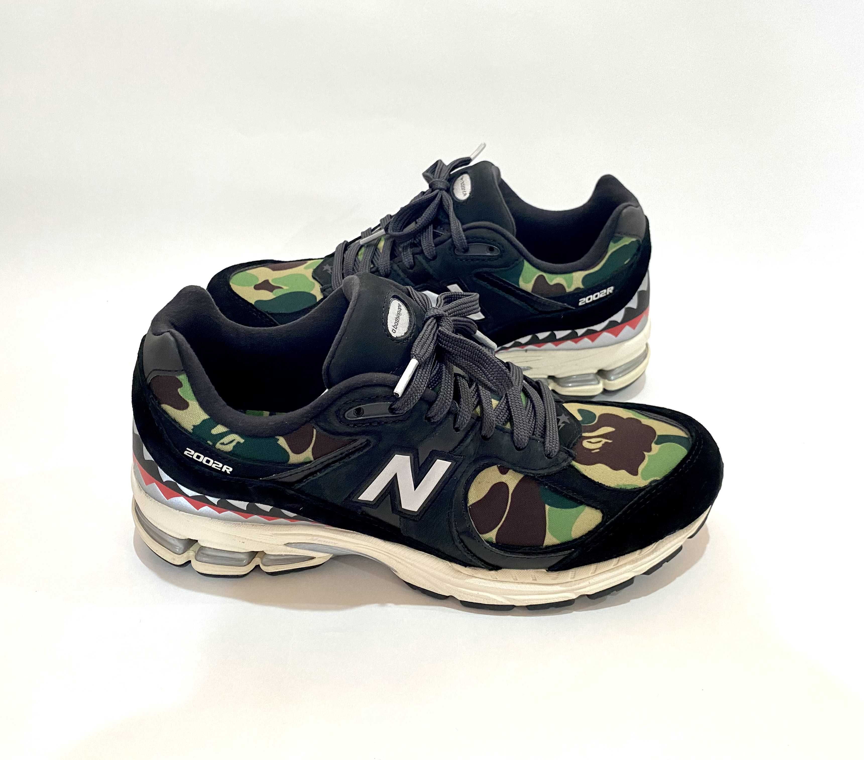 A BATHING APE × New Balance 2002R "Black"