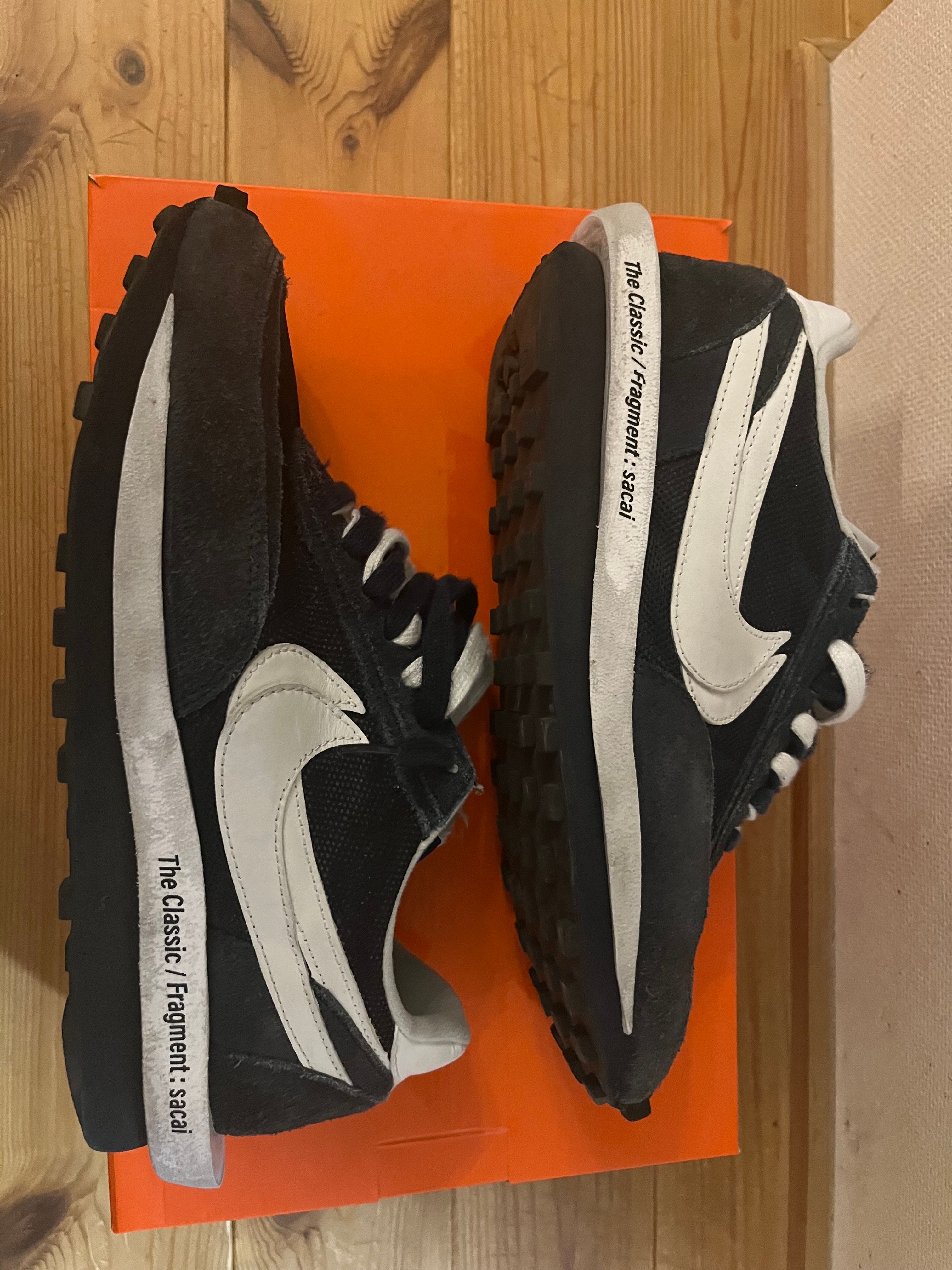 Fragment × sacai × Nike LD Waffle "Blackended Blue"