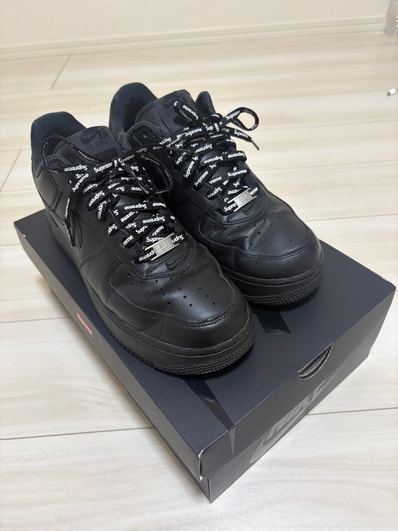 Supreme × Nike Air Force 1 Low "Black"