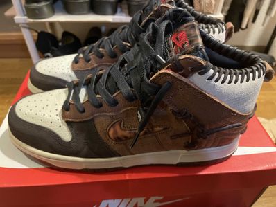 Bodega × Nike Dunk High "Legend Fauna Brown"