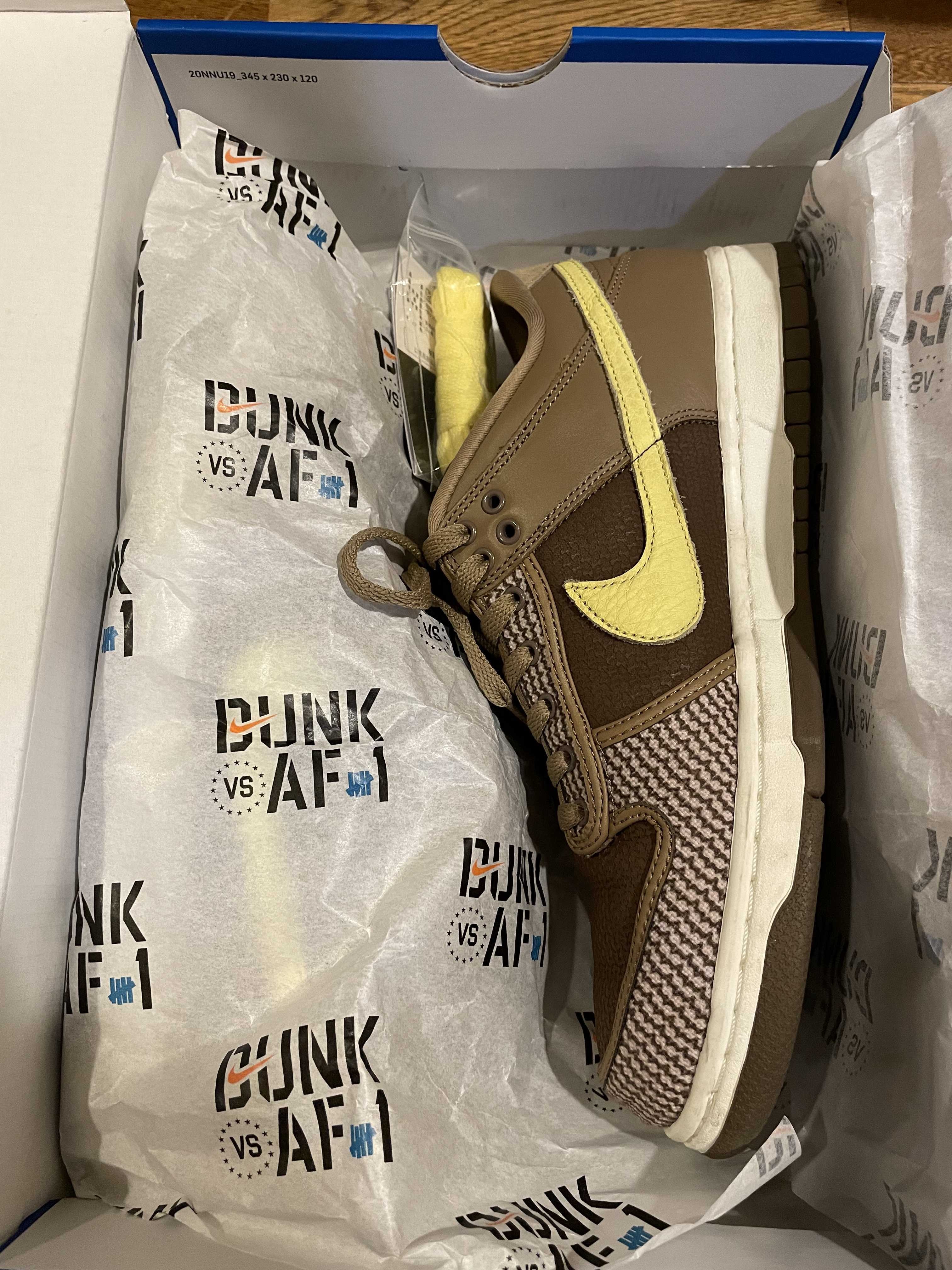UNDEFEATED × Nike Dunk Low SP  "Canteen/Lemon Frost/Palomino"