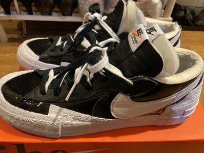 sacai × Nike Blazer Low "Black Patent Leather"