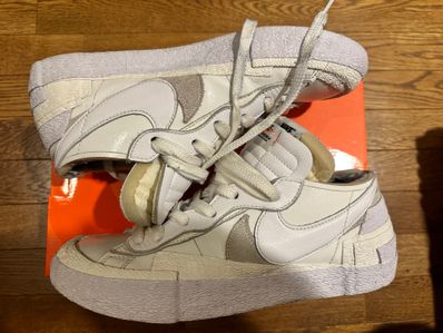 sacai × Nike Blazer Low "White Patent Leather"