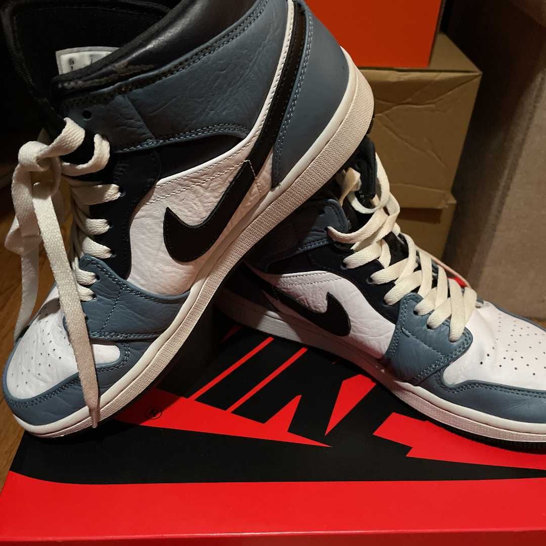 FACETASM × Nike Air Jordan 1 Mid "White/Navy"