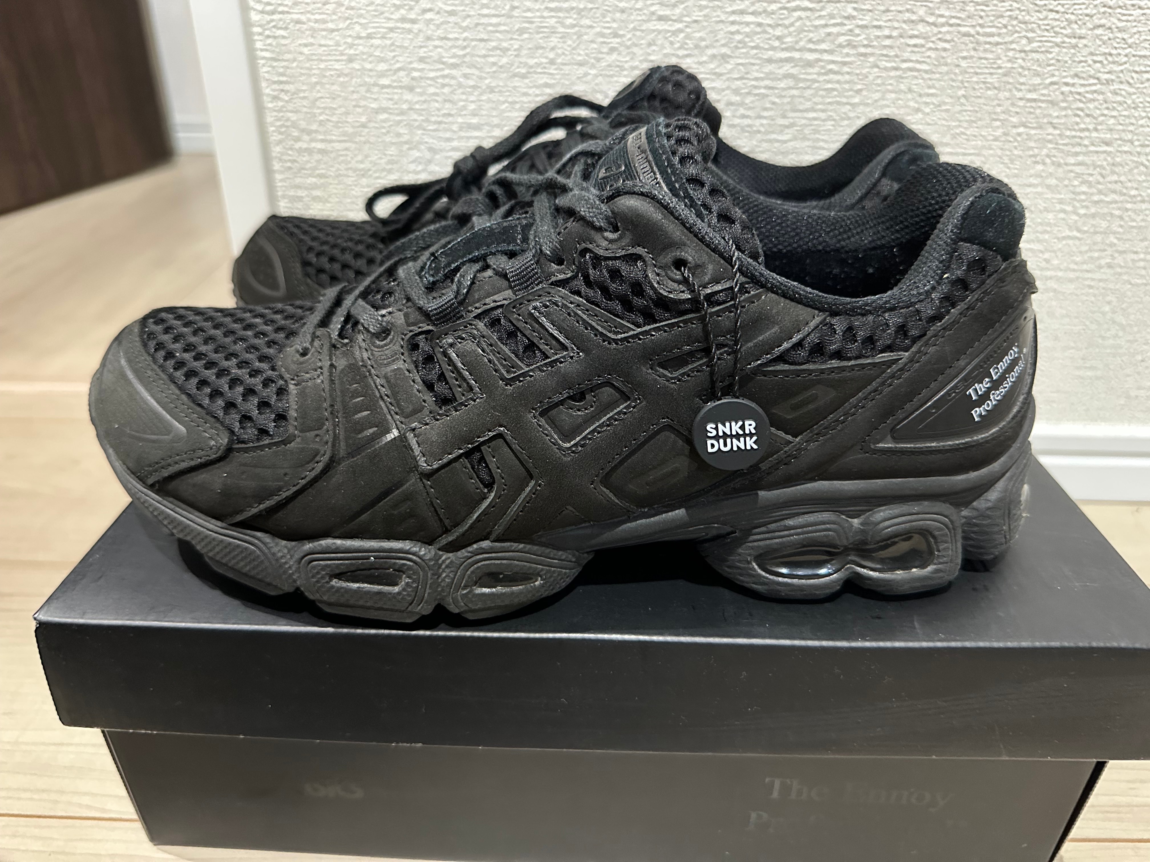 ENNOY × Stylistshibutsu × Asics Gel-Nimbus 9 GORE-TEX "Triple Black"