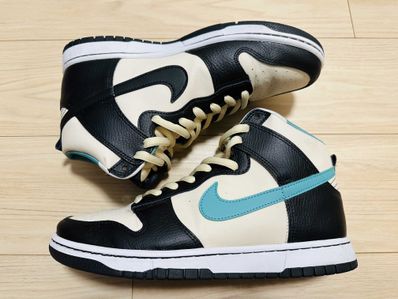 Nike Dunk High Retro EMB "Pearl White and Washed Teal"