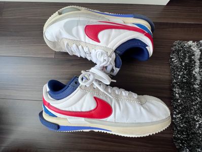 sacai × Nike Zoom Cortez "White and University Red"