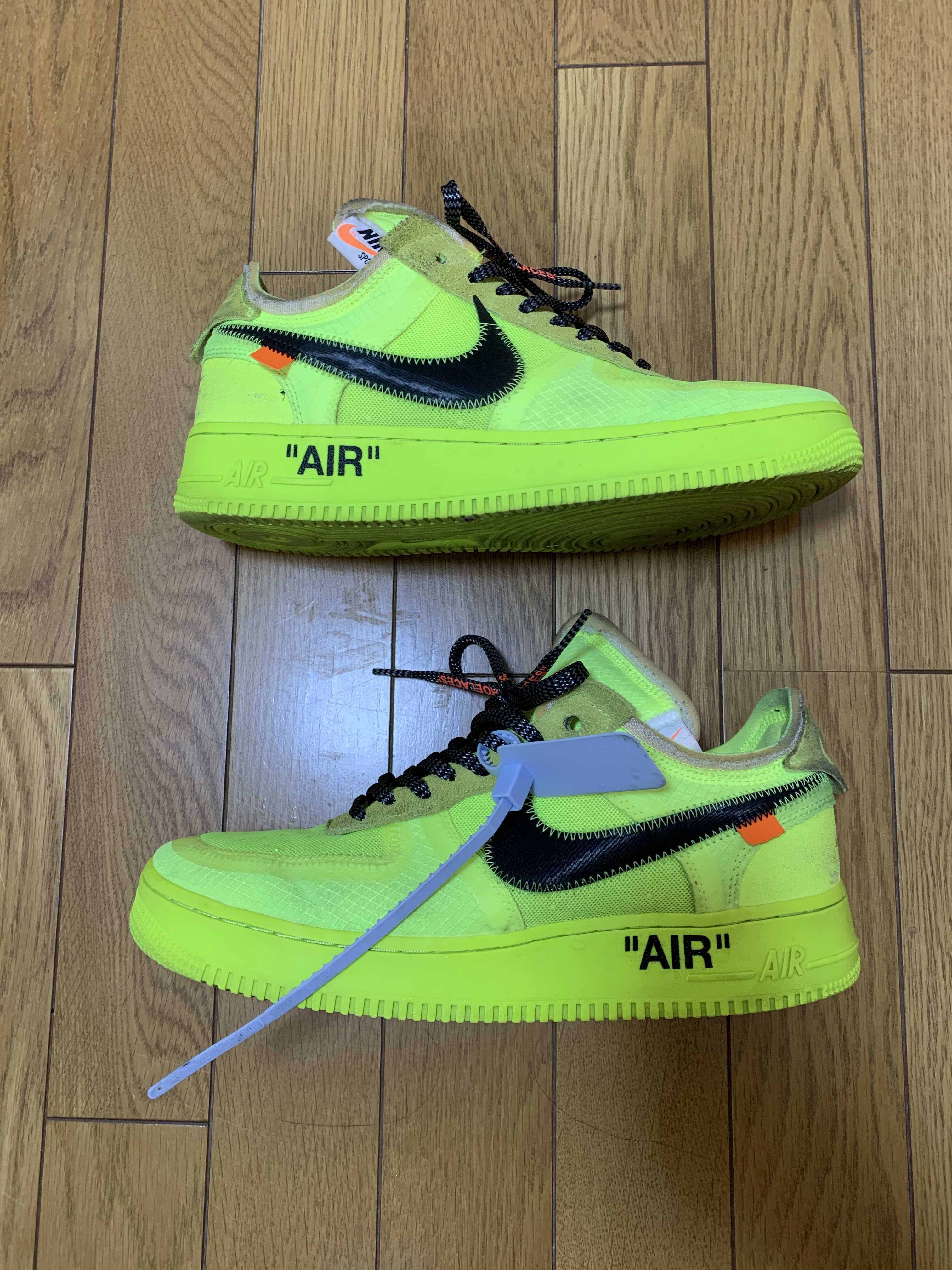 Off-White × Nike Air Force 1 Low "Volt"