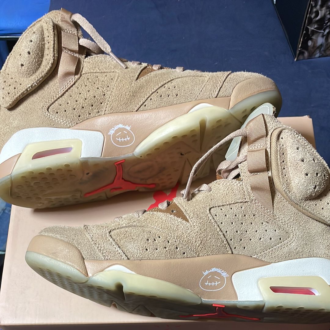 Travis Scott × Nike Air Jordan 6 "British Khaki"