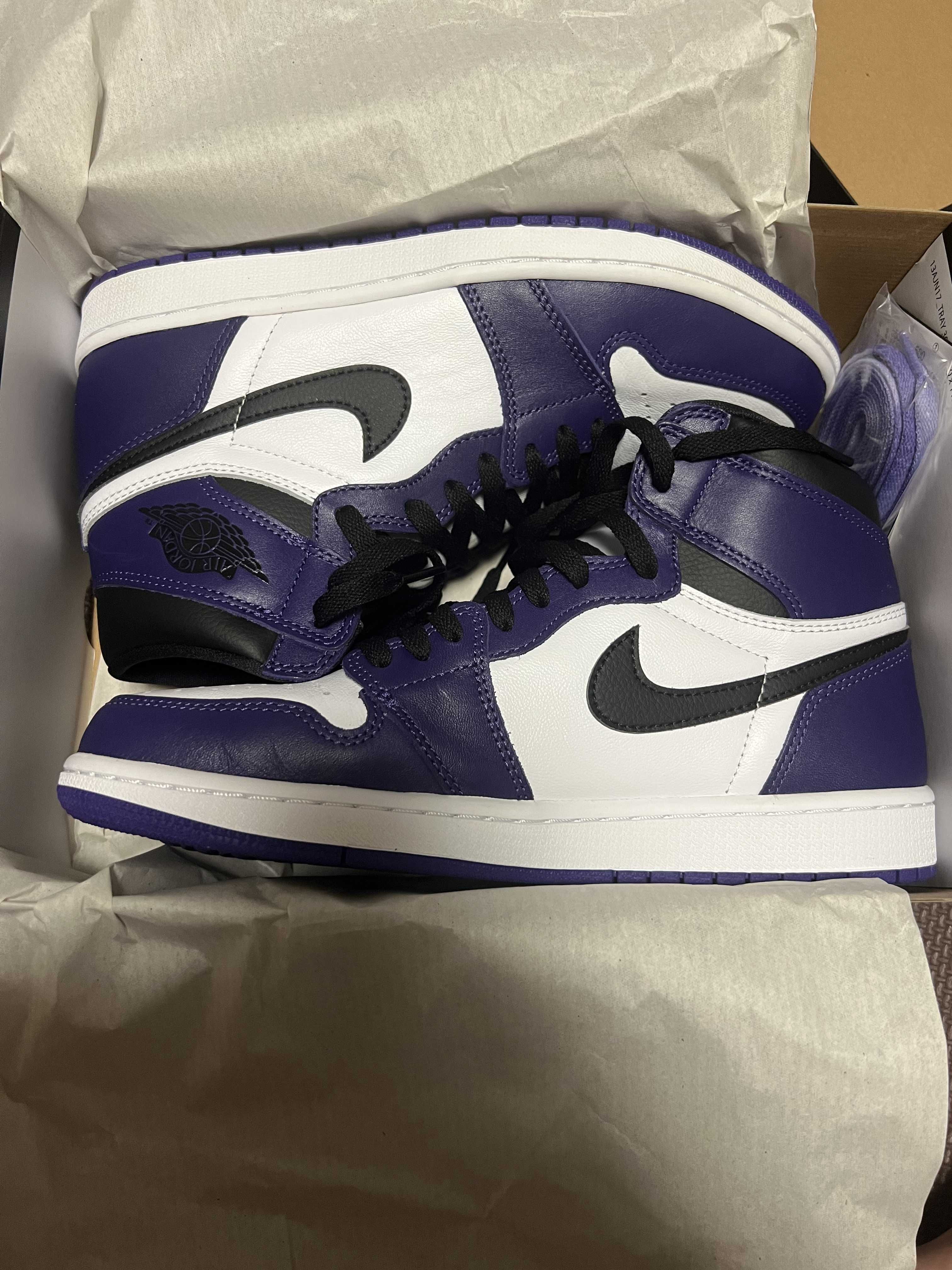Nike Air Jordan 1 Retro High OG "Court Purple White/Black" (2020)