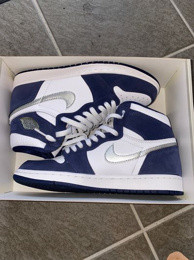 Nike Air Jordan 1 High OG CO.JP "White/Midnight Navy" (2020)(ブリーフケースなし)
