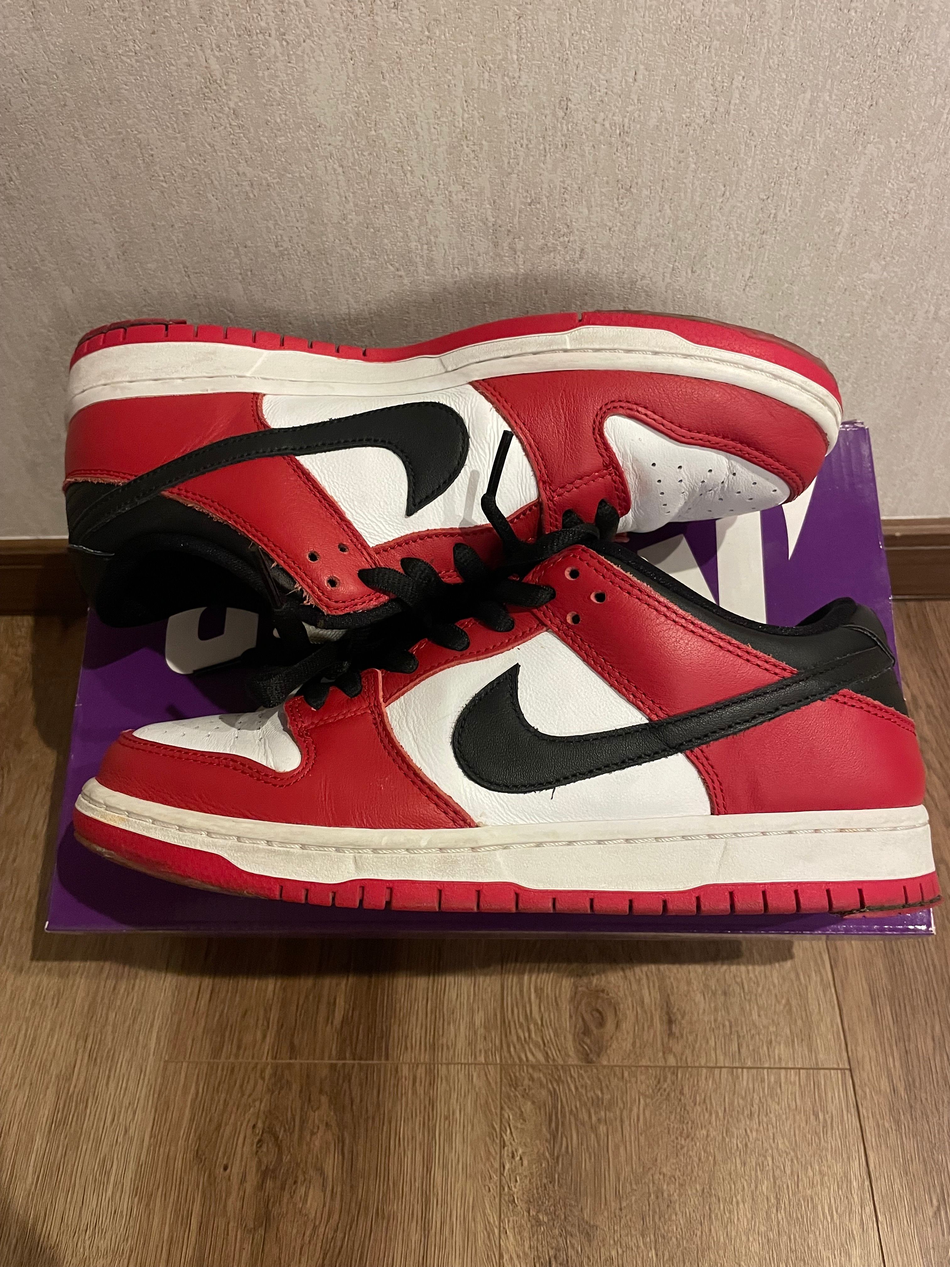 Nike SB Dunk Low Pro "J-Pack Chicago/Varsity Red and White"