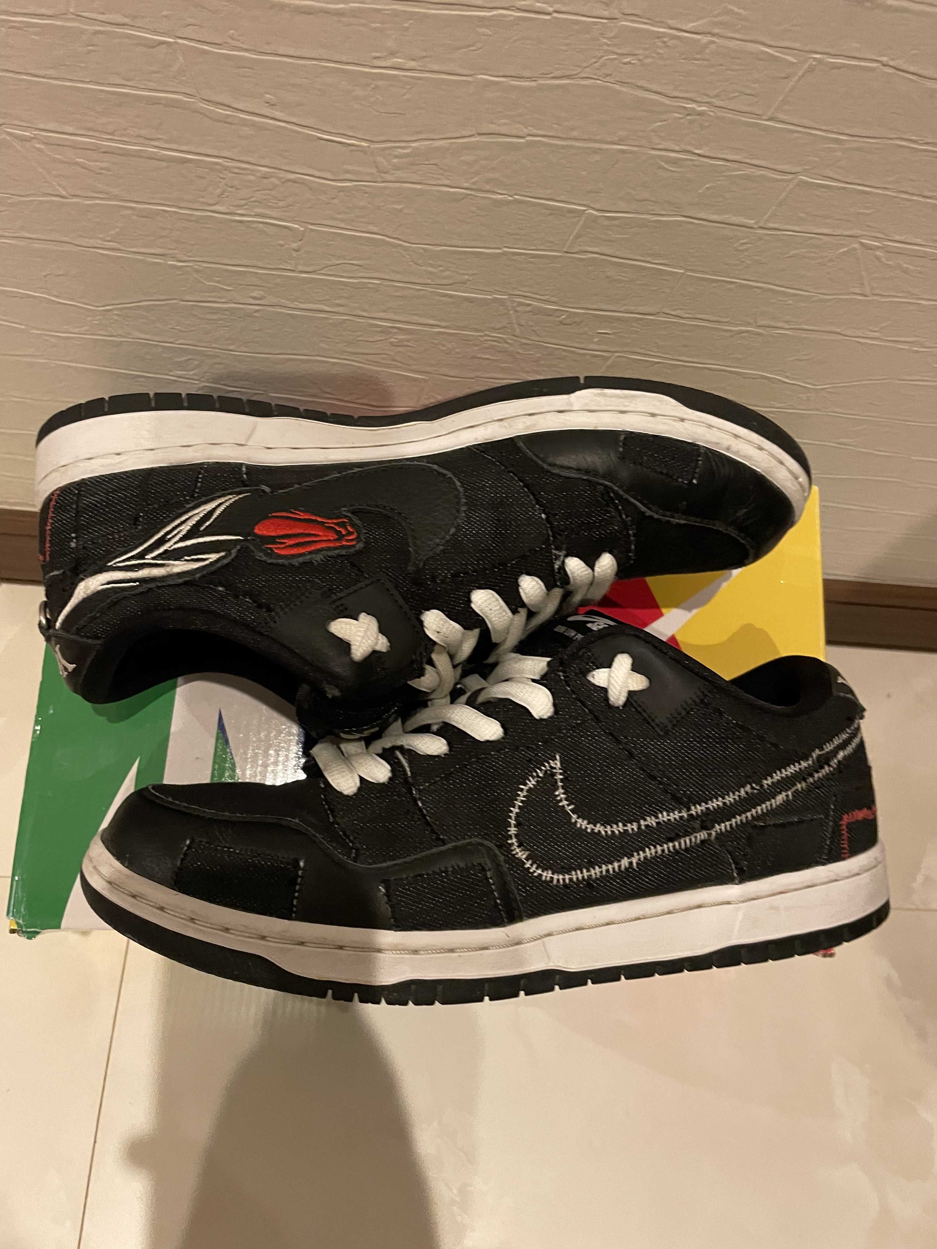 Wasted Youth × Nike SB Dunk Low "Black Denim" / VERDY