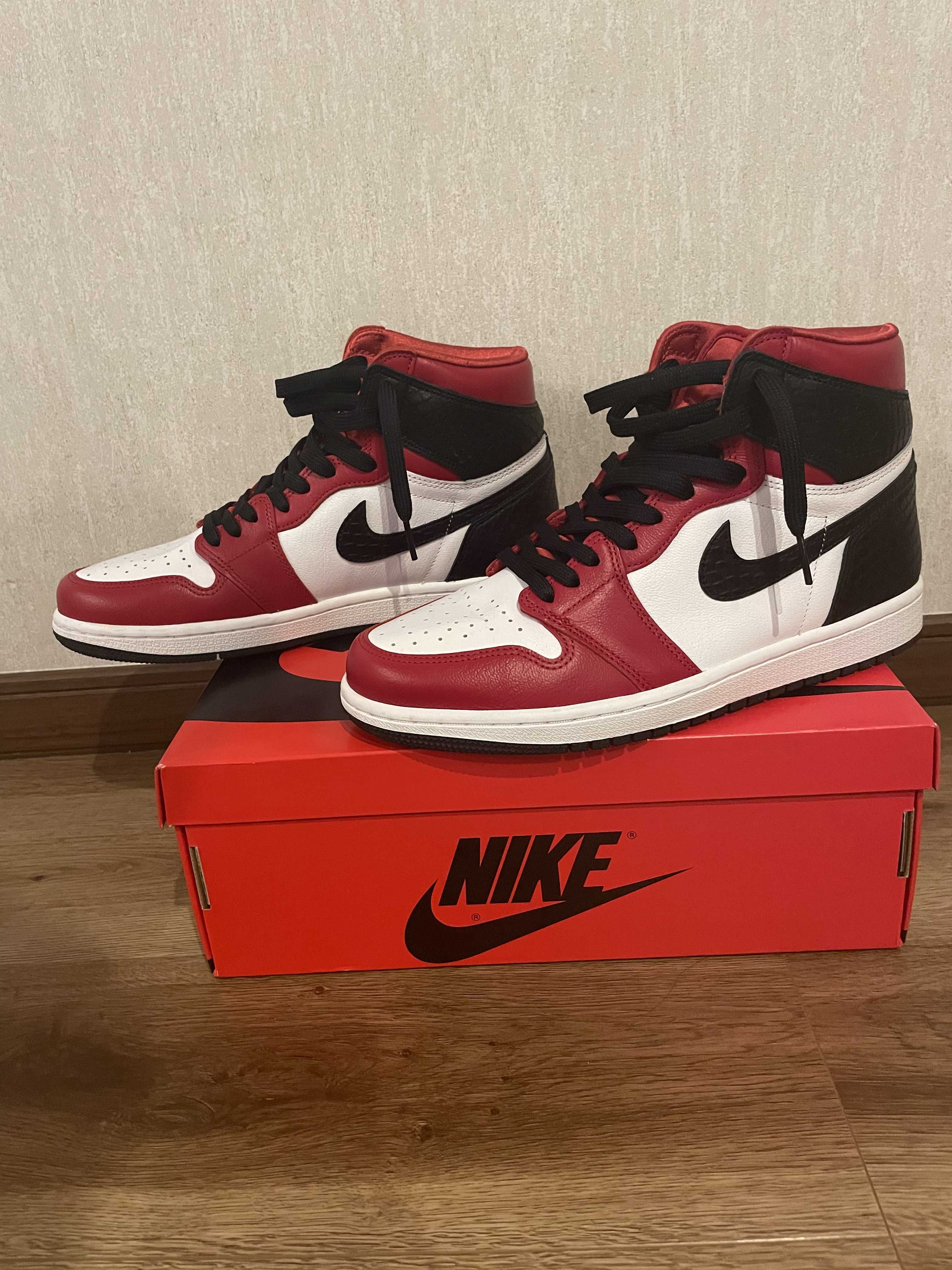 Nike Women's Air Jordan 1 High OG "Satin Red"