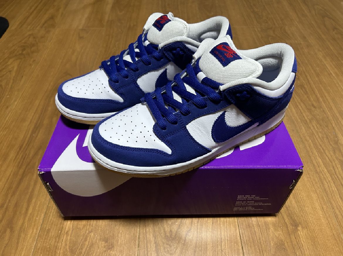 Nike SB Dunk Low "Los Angeles Dodgers/Deep Royal Blue"