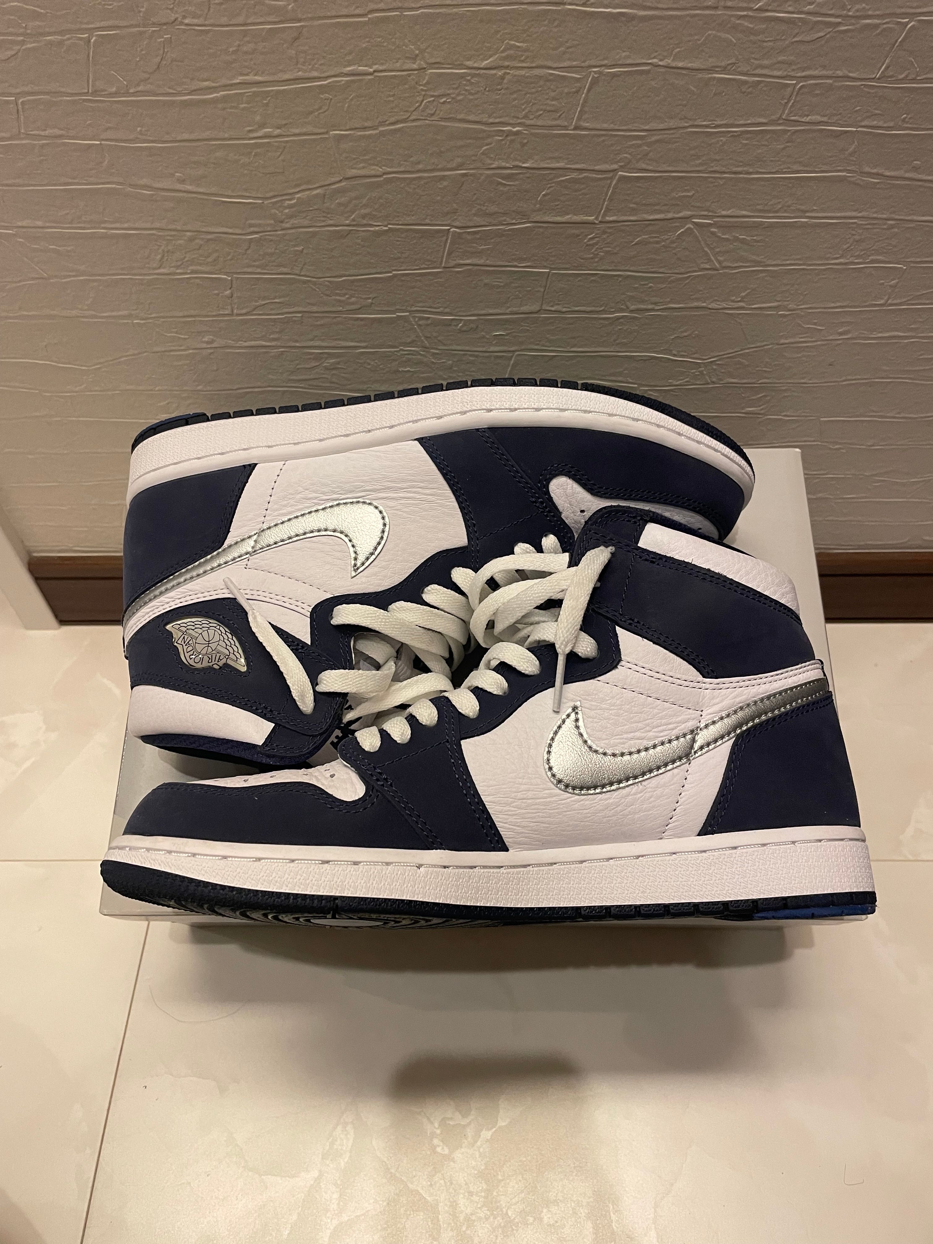 Nike Air Jordan 1 High OG CO.JP "White/Midnight Navy" (2020)(ブリーフケースなし)