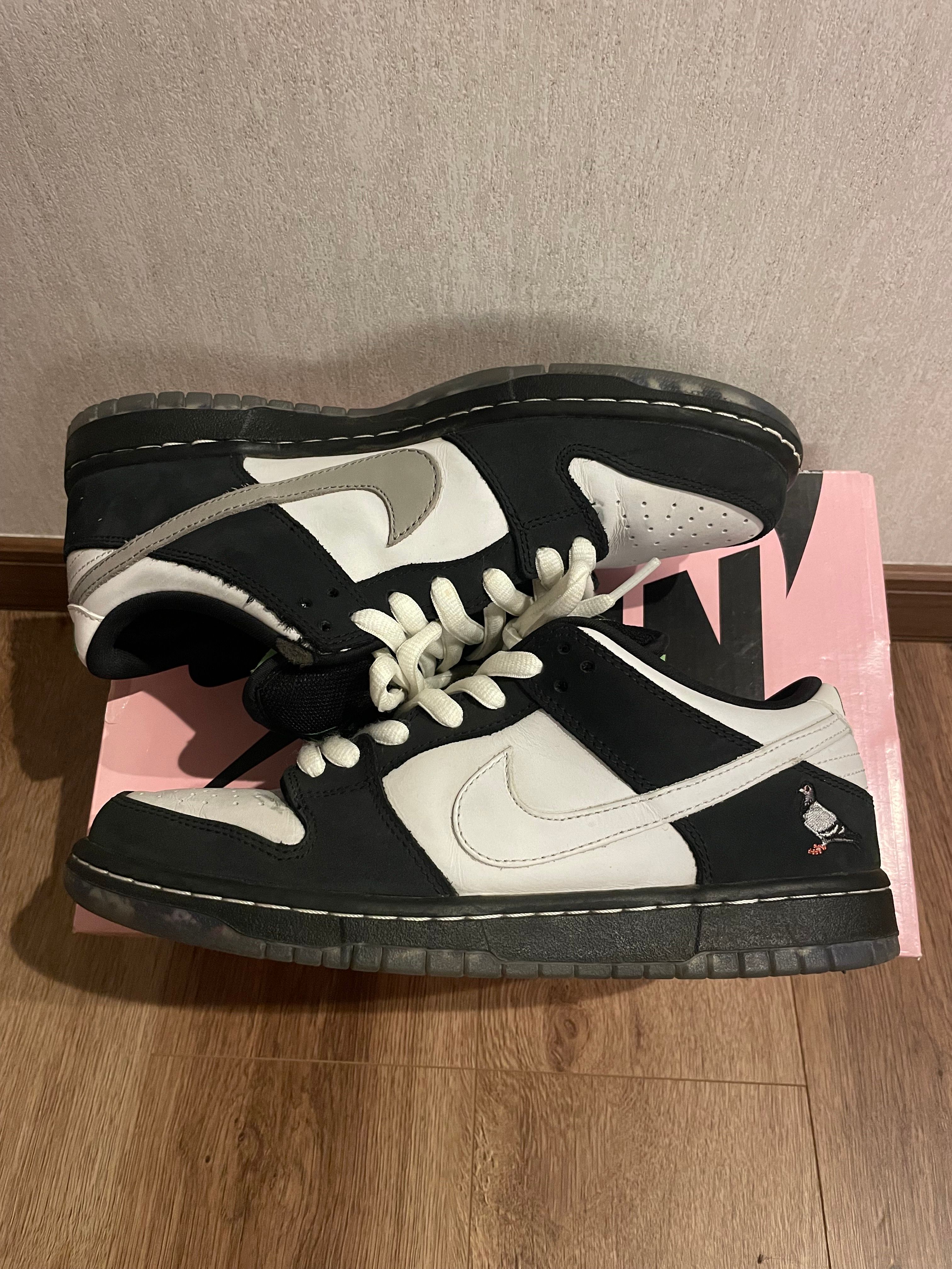 STAPLE × Nike SB Dunk Low "Pigeon Black/White"