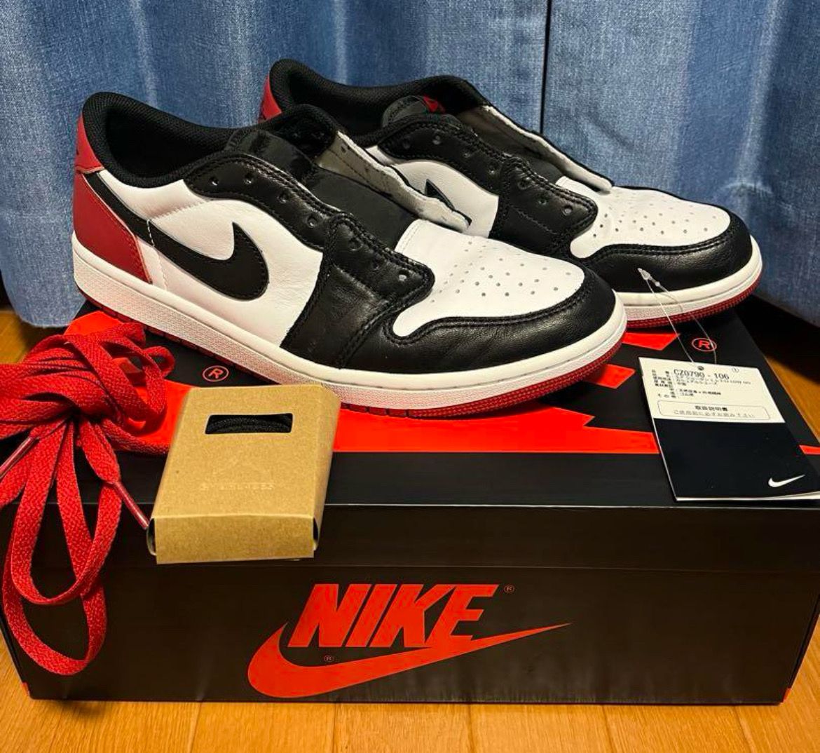 Nike Air Jordan 1 Retro Low OG "Black Toe"