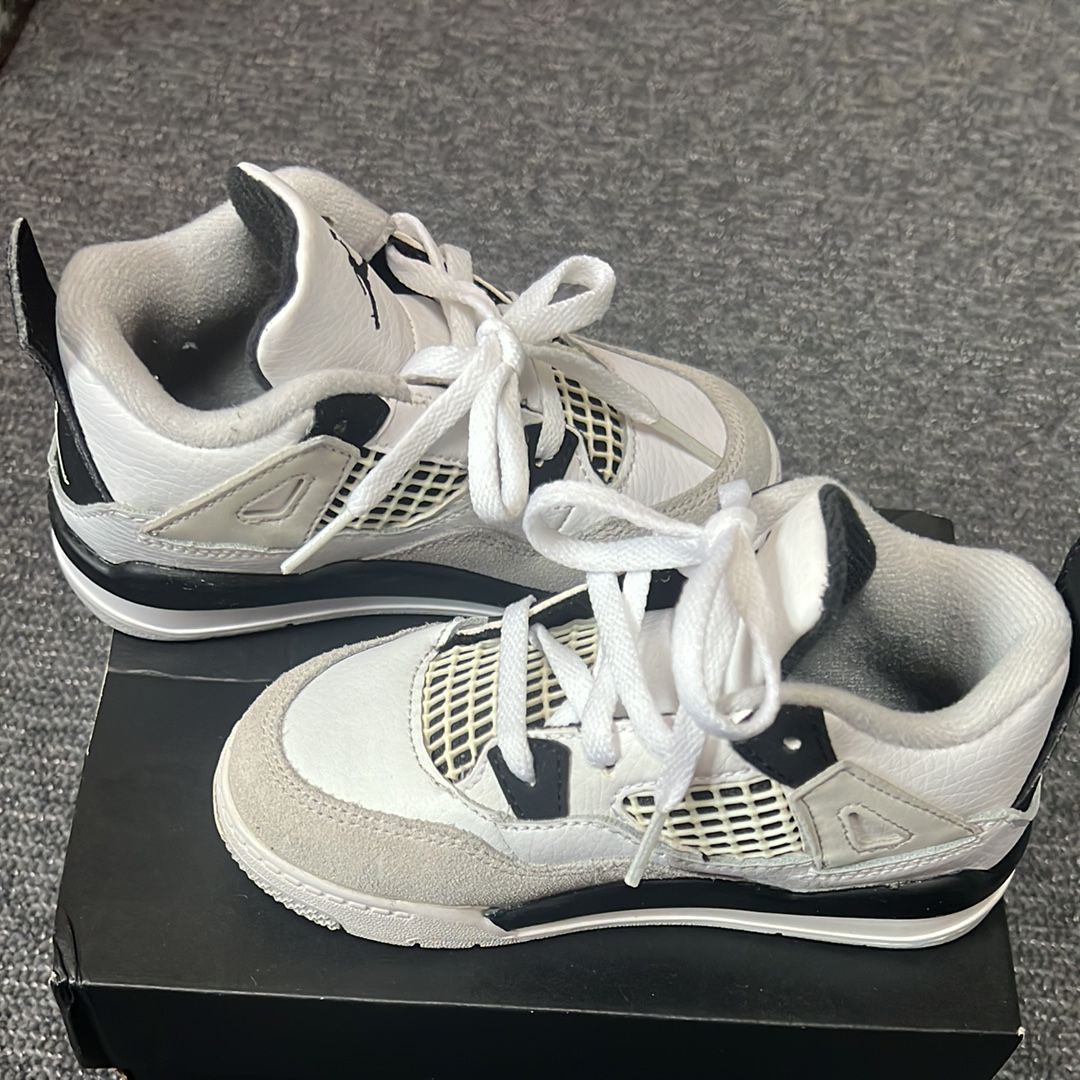 Nike TD Air Jordan 4 "Military Black"