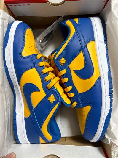 Nike Dunk Low "Blue Jay and University Gold"