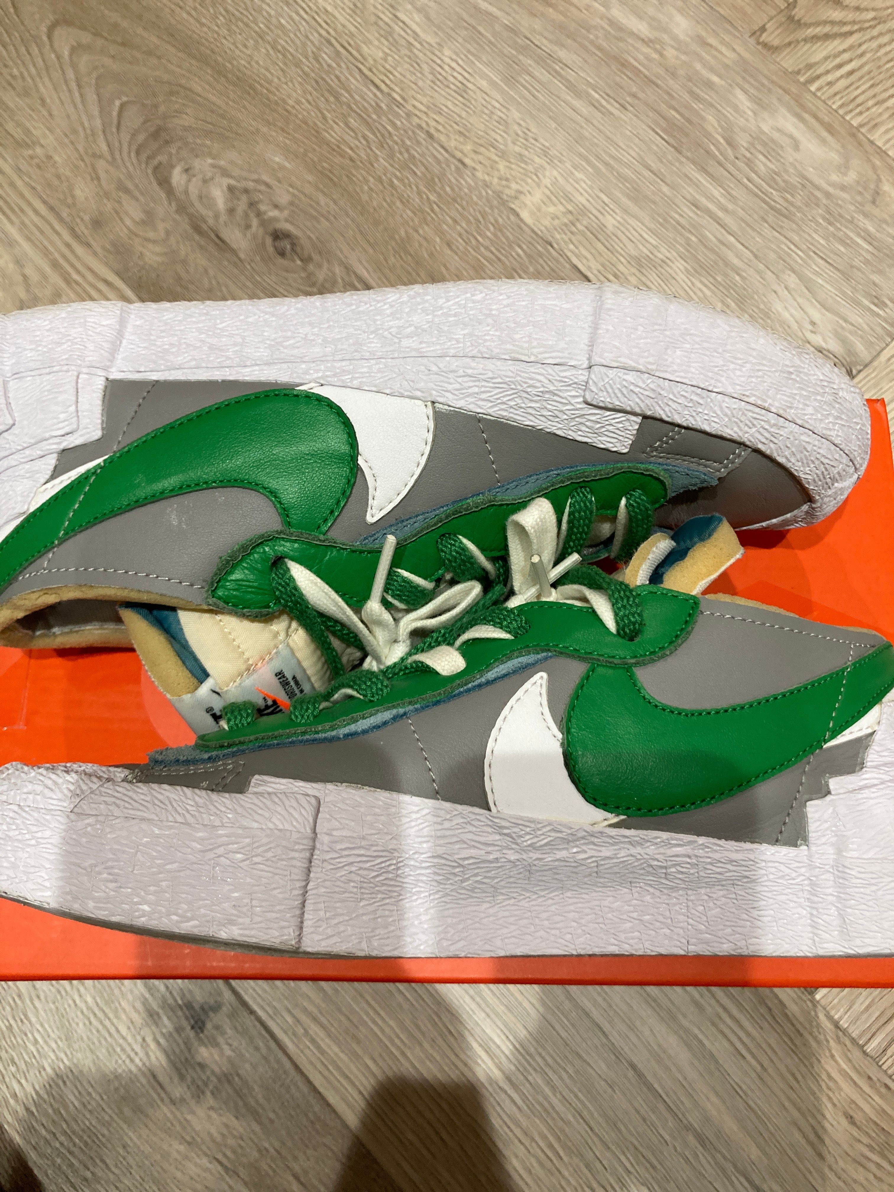 sacai × Nike Blazer Low "Classic Green"