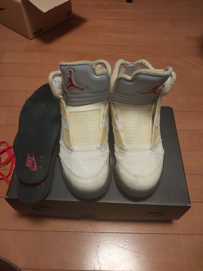 Off-White × Nike Air Jordan 5 "Sail"