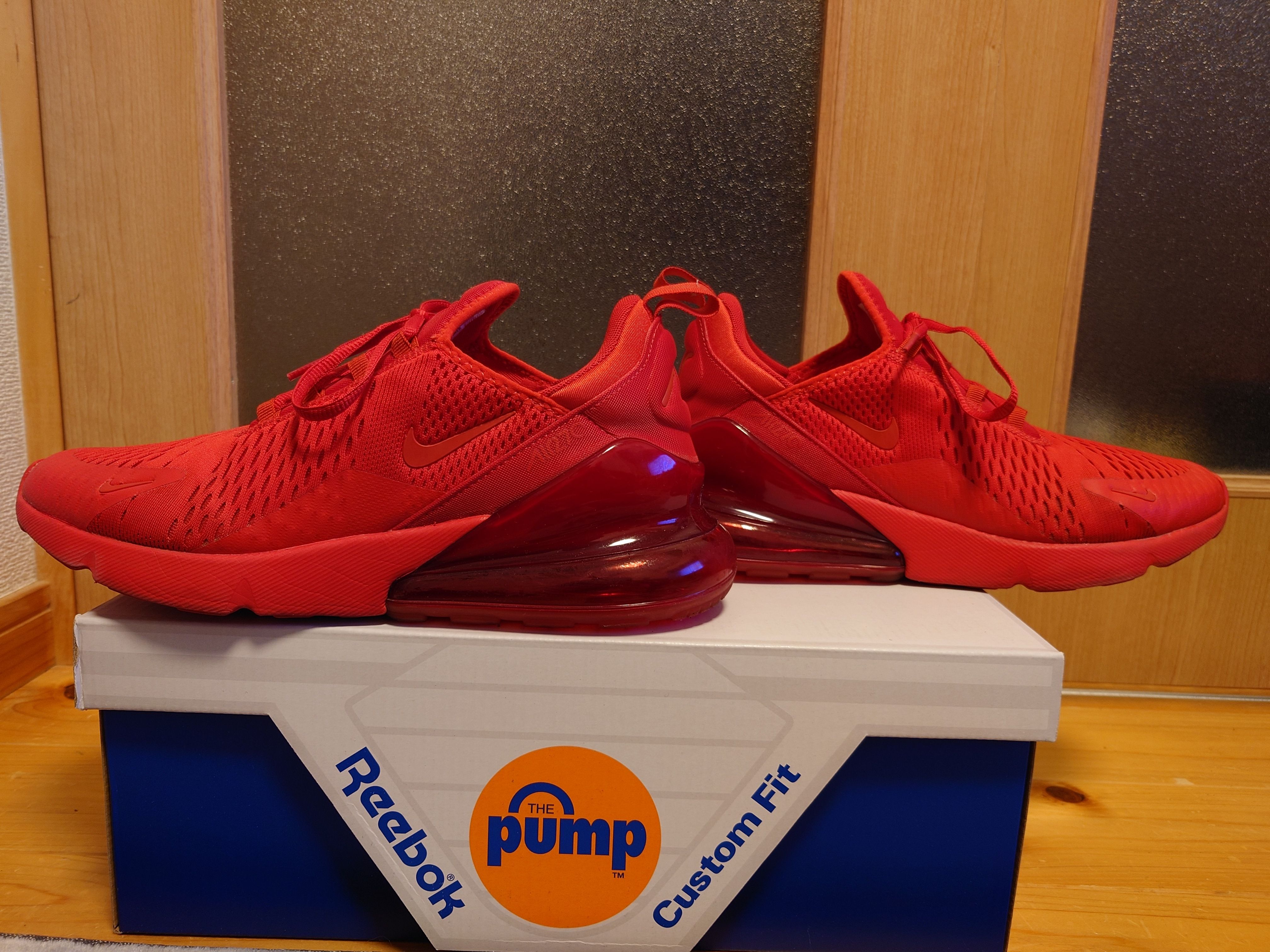 NIKE AIR MAX 270 TRIPLE RED