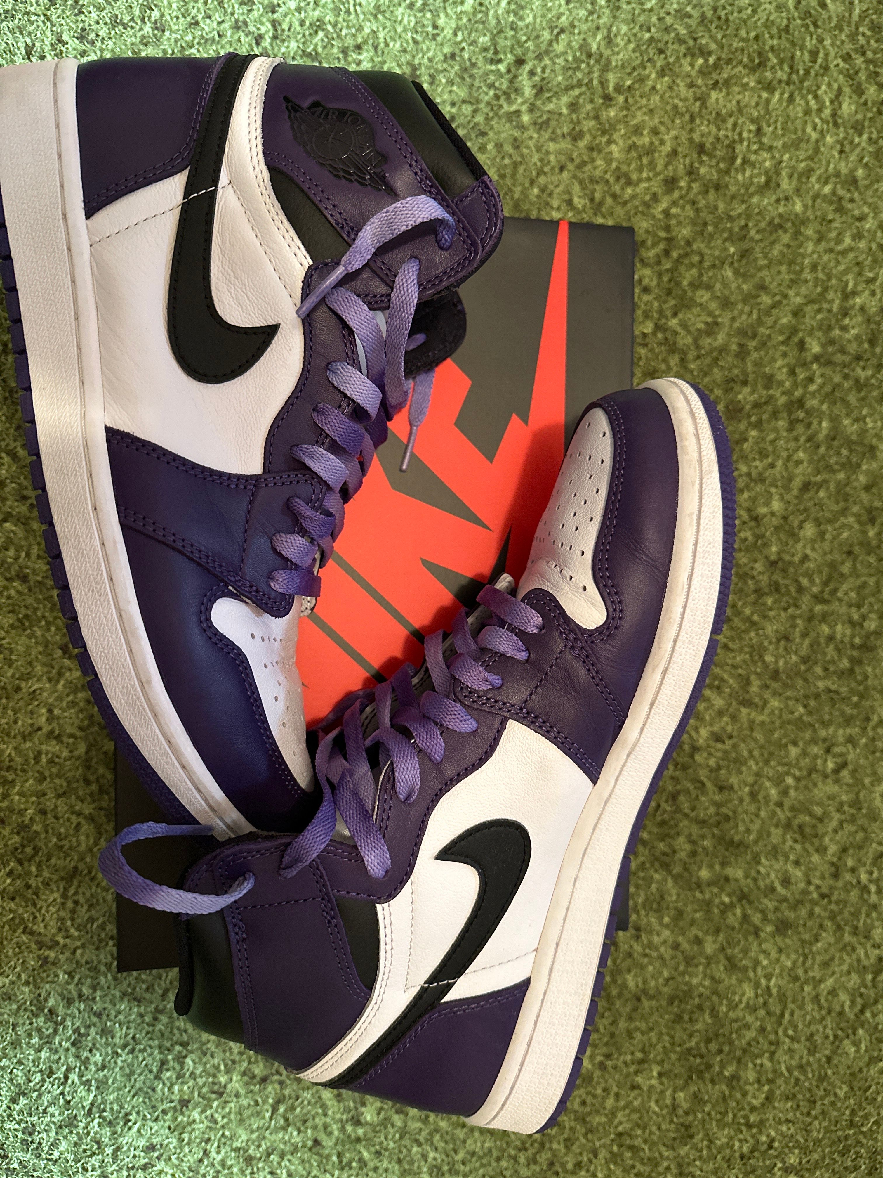 Nike Air Jordan 1 Retro High OG "Court Purple White/Black" (2020)