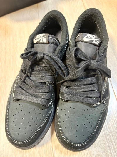 Travis Scott × Nike Air Jordan 1 Low OG SP "Black Phantom"