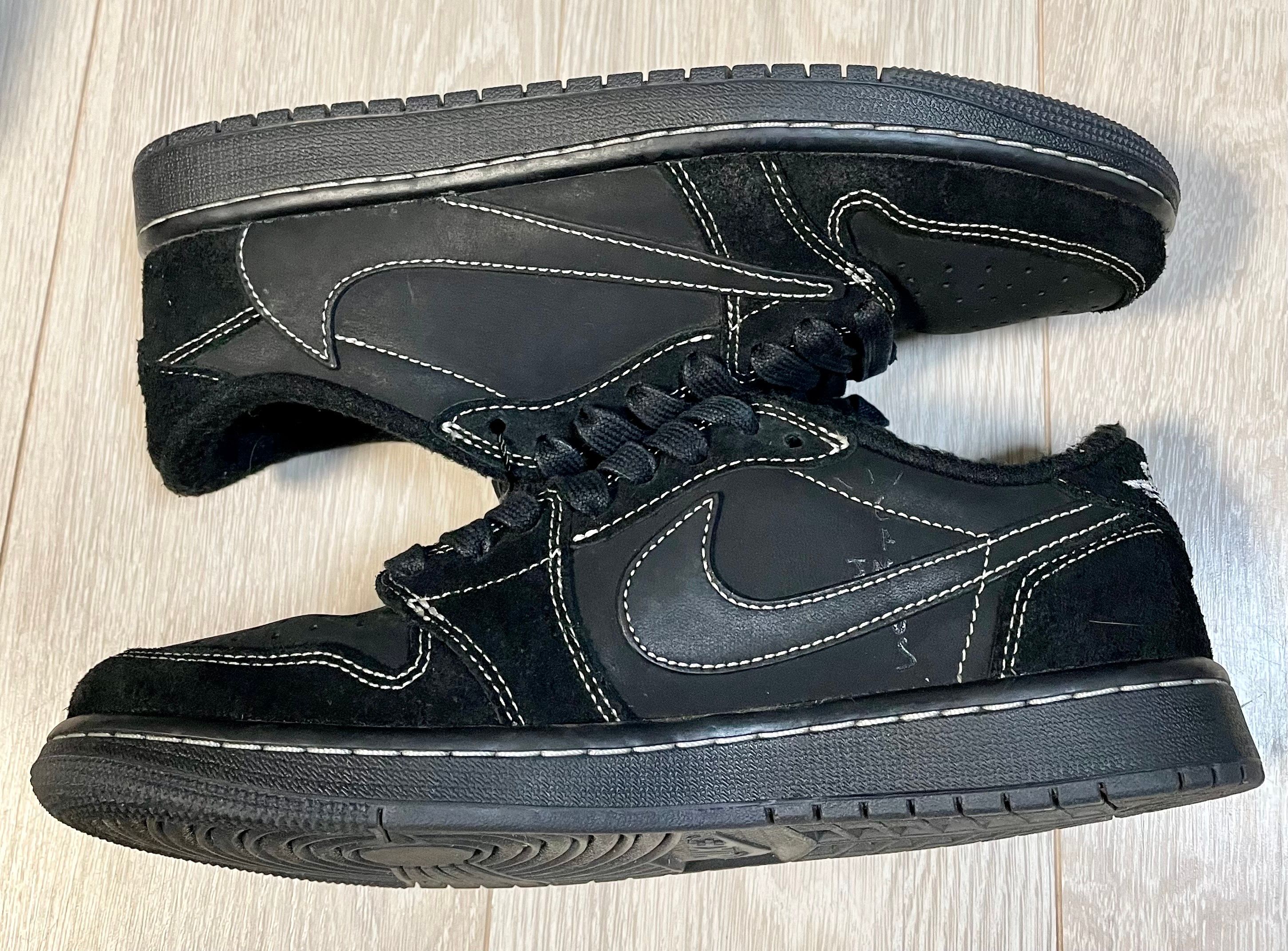 Travis Scott × Nike Air Jordan 1 Low OG SP "Black Phantom"