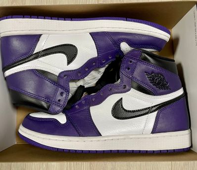 Nike Air Jordan 1 Retro High OG "Court Purple White/Black" (2020)