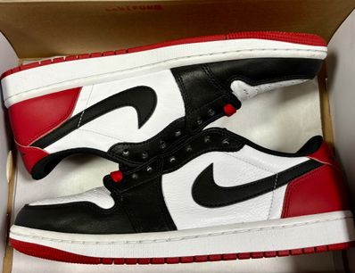 Nike Air Jordan 1 Retro Low OG "Black Toe"
