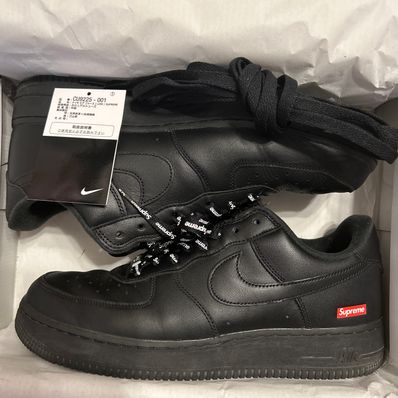 Supreme × Nike Air Force 1 Low "Black"