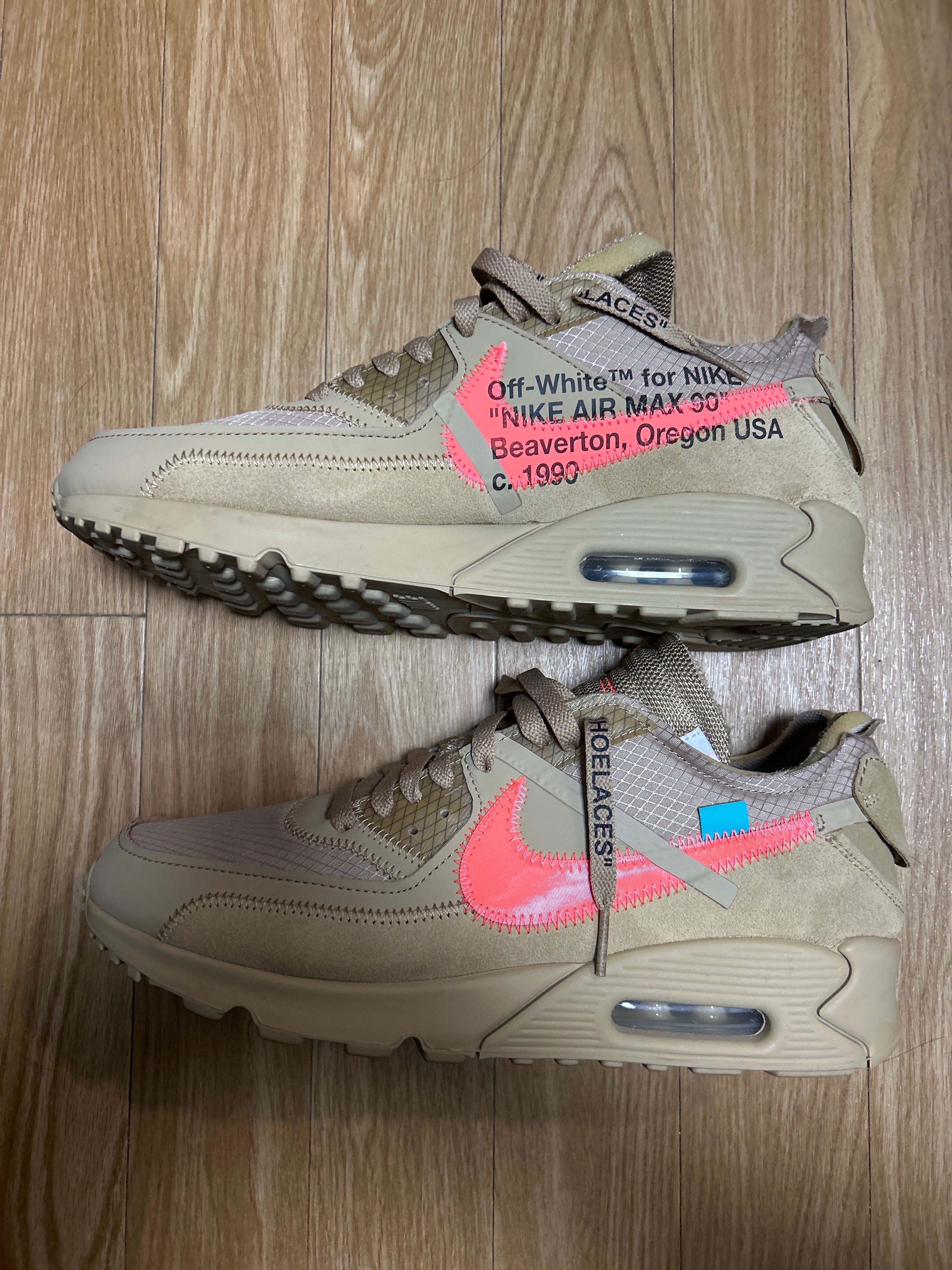 Off-White × Nike Air Max 90 "Desert Ore"