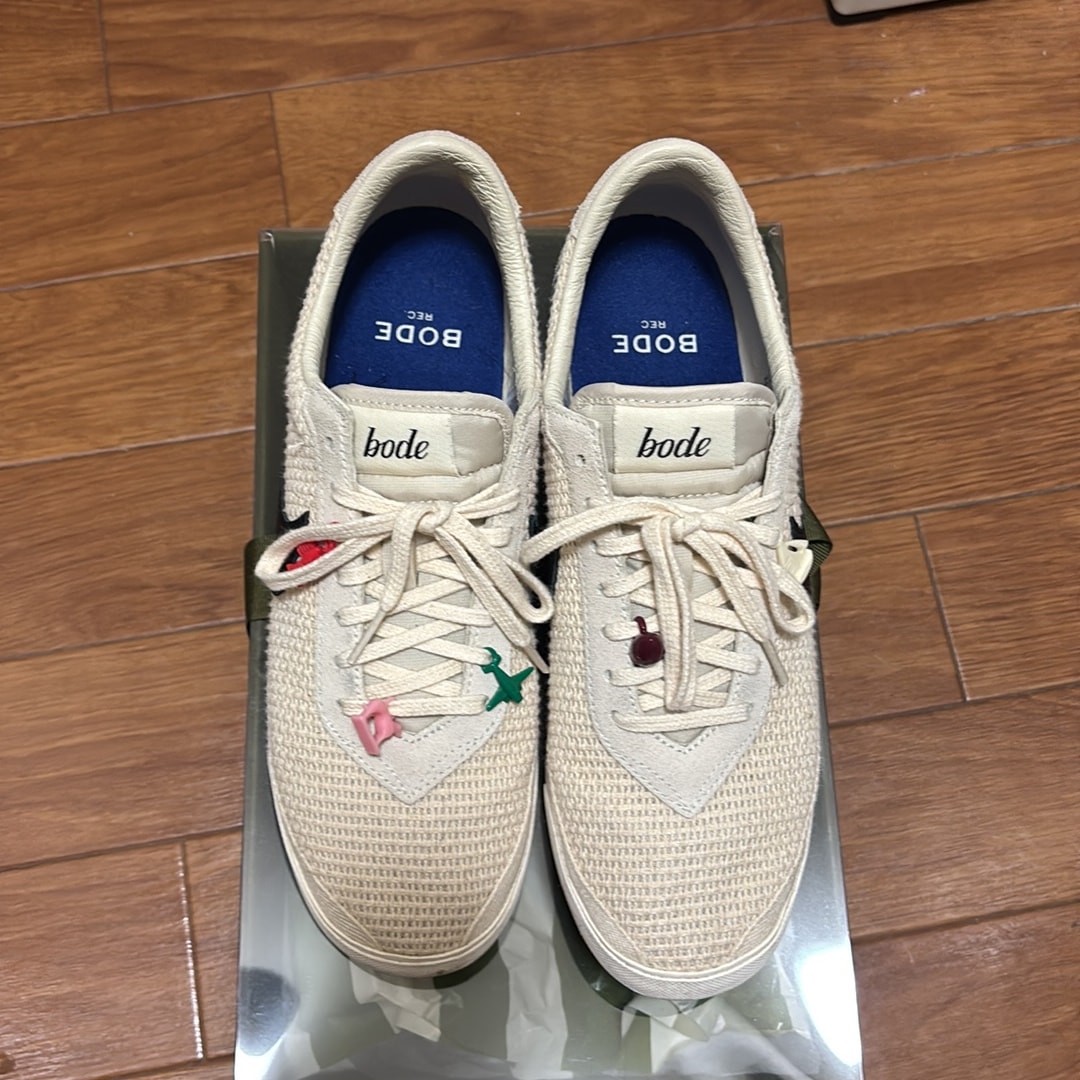 Bode × Nike Astro Grabber "Light Cream and Black"