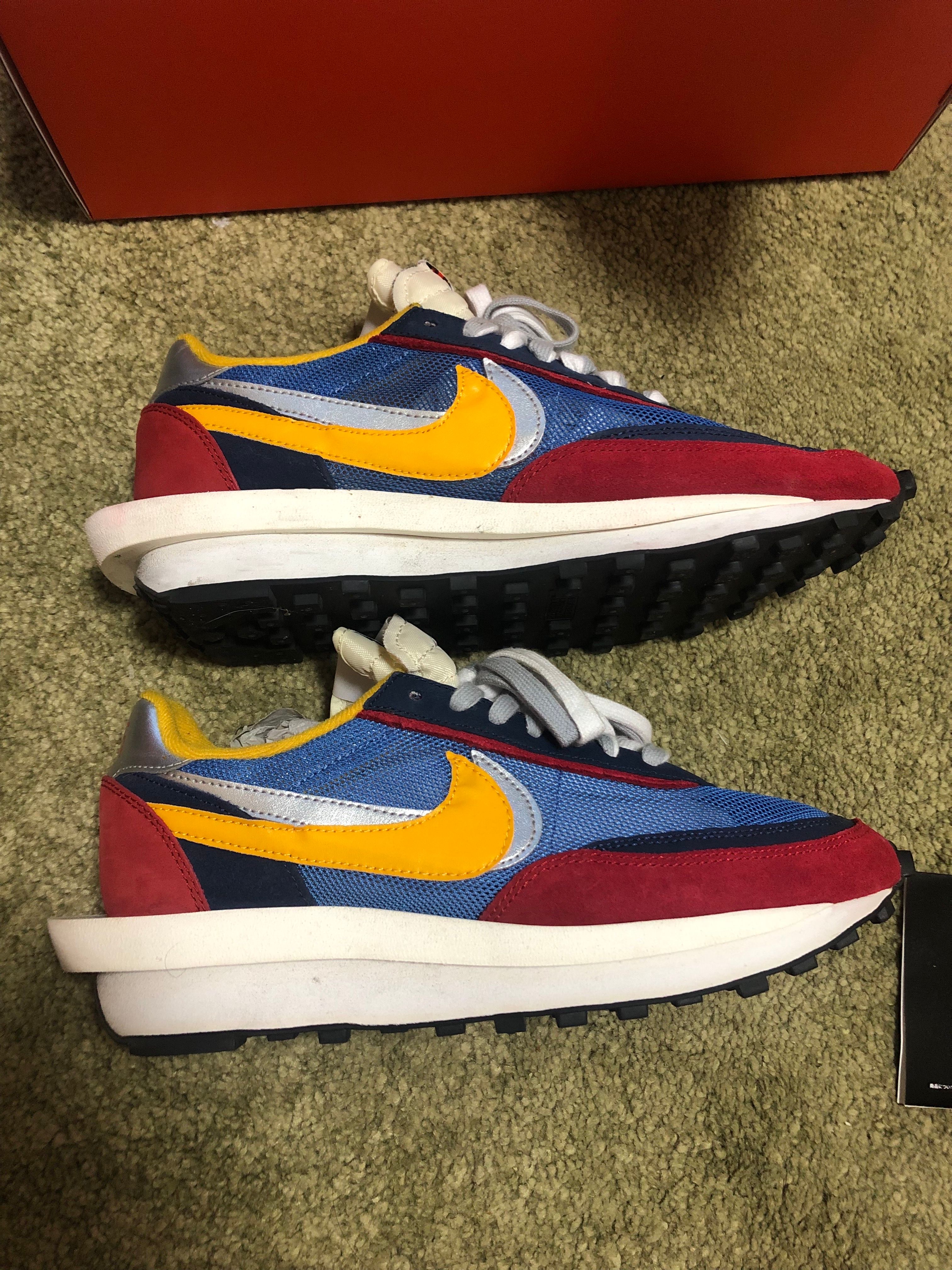 sacai × Nike LDV Waffle "Red/Blue"