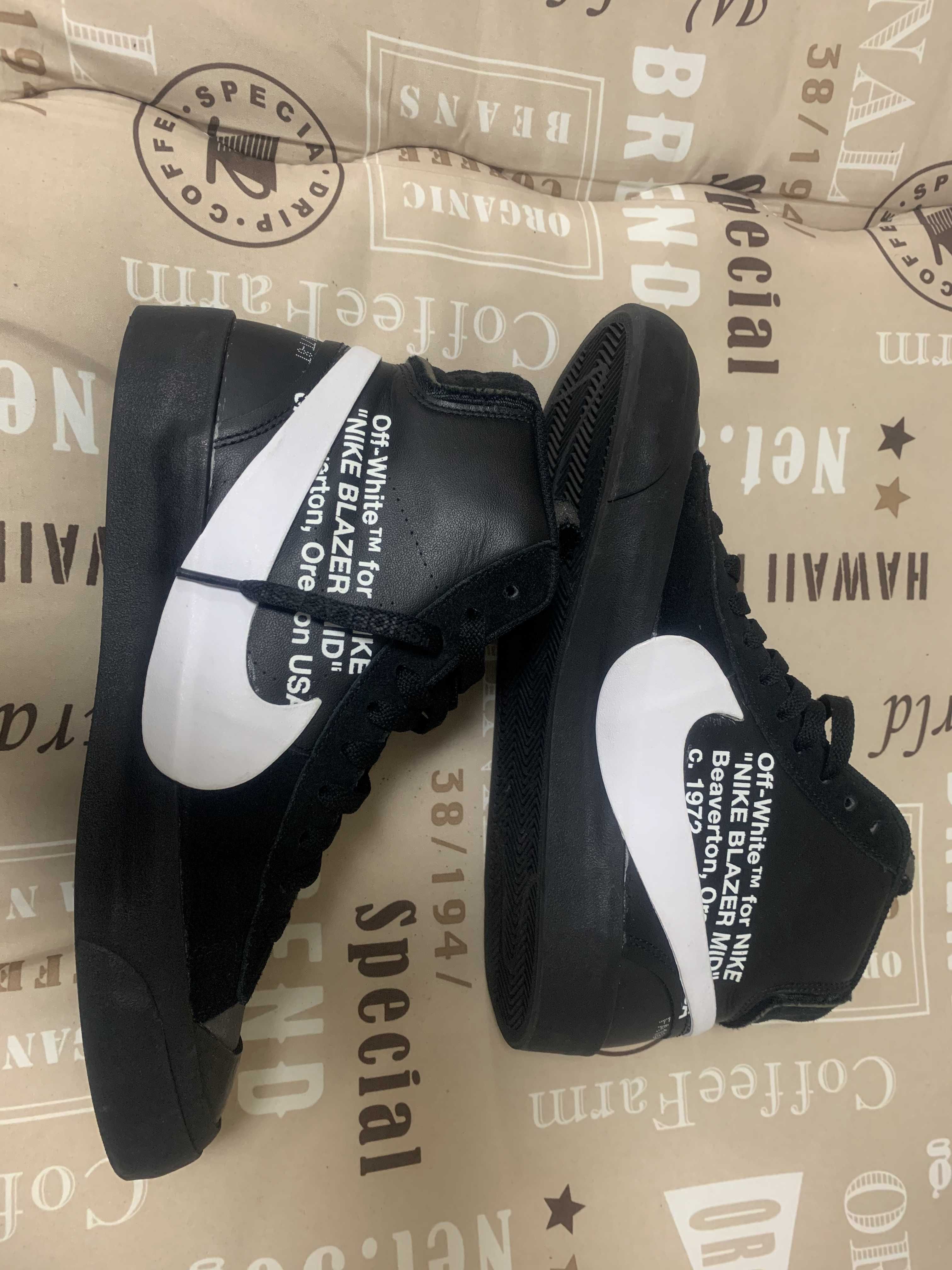 Off-White × Nike Blazer Studio Mid "Grim Reaper"