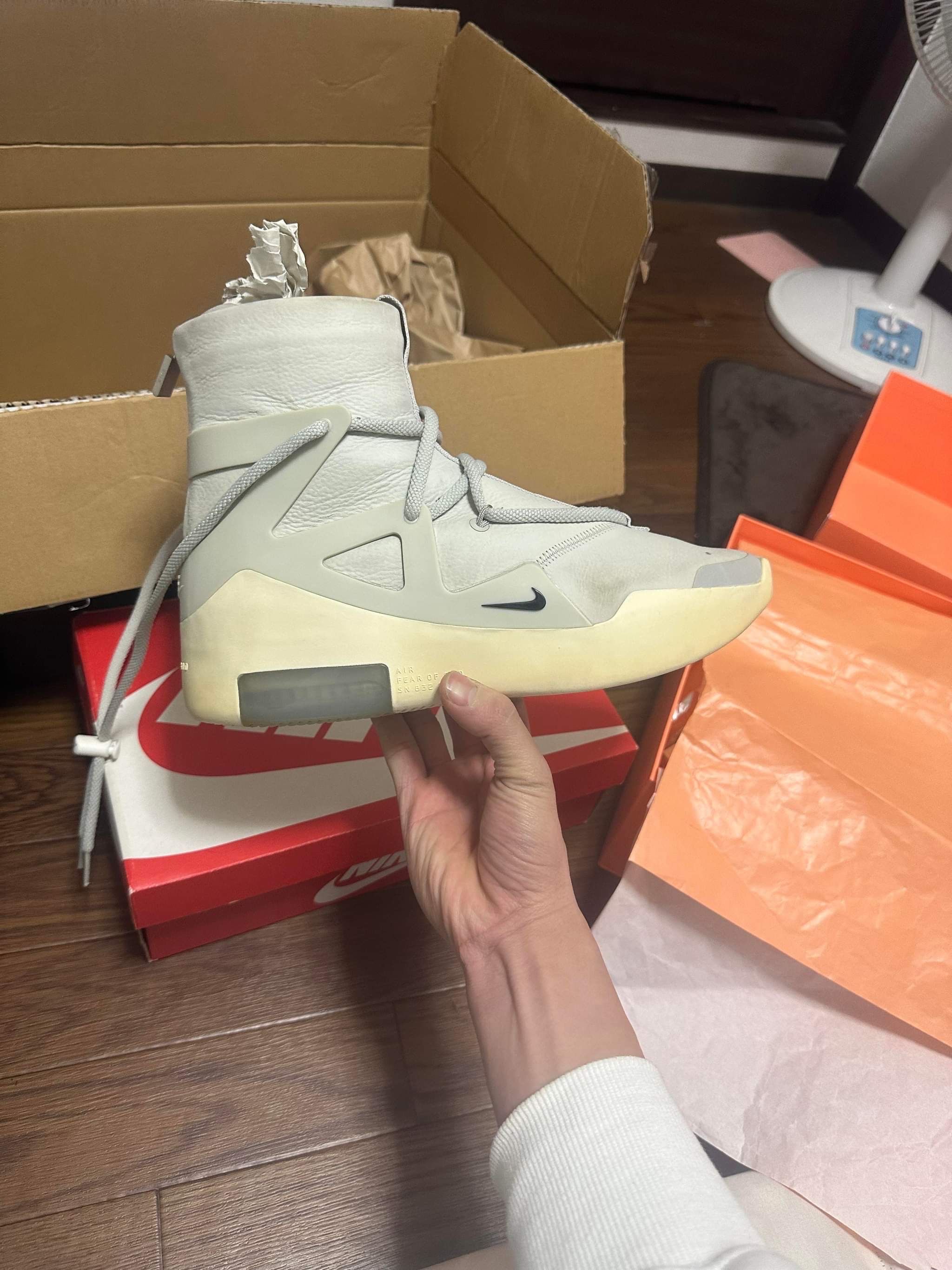 Fear Of God × Nike Air Fear Of God 1 "Light Bone"