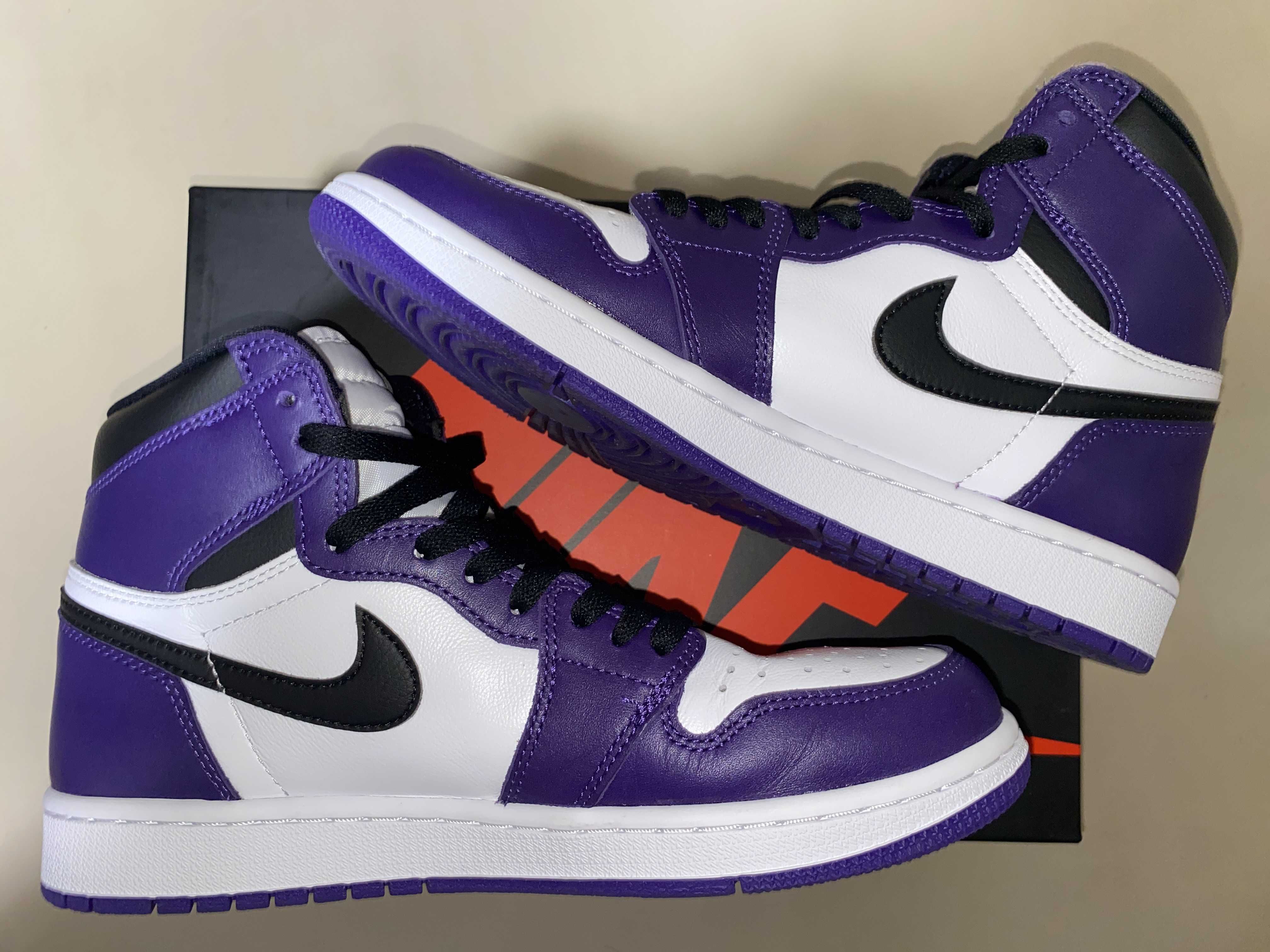 Nike Air Jordan 1 Retro High OG "Court Purple White/Black" (2020)   