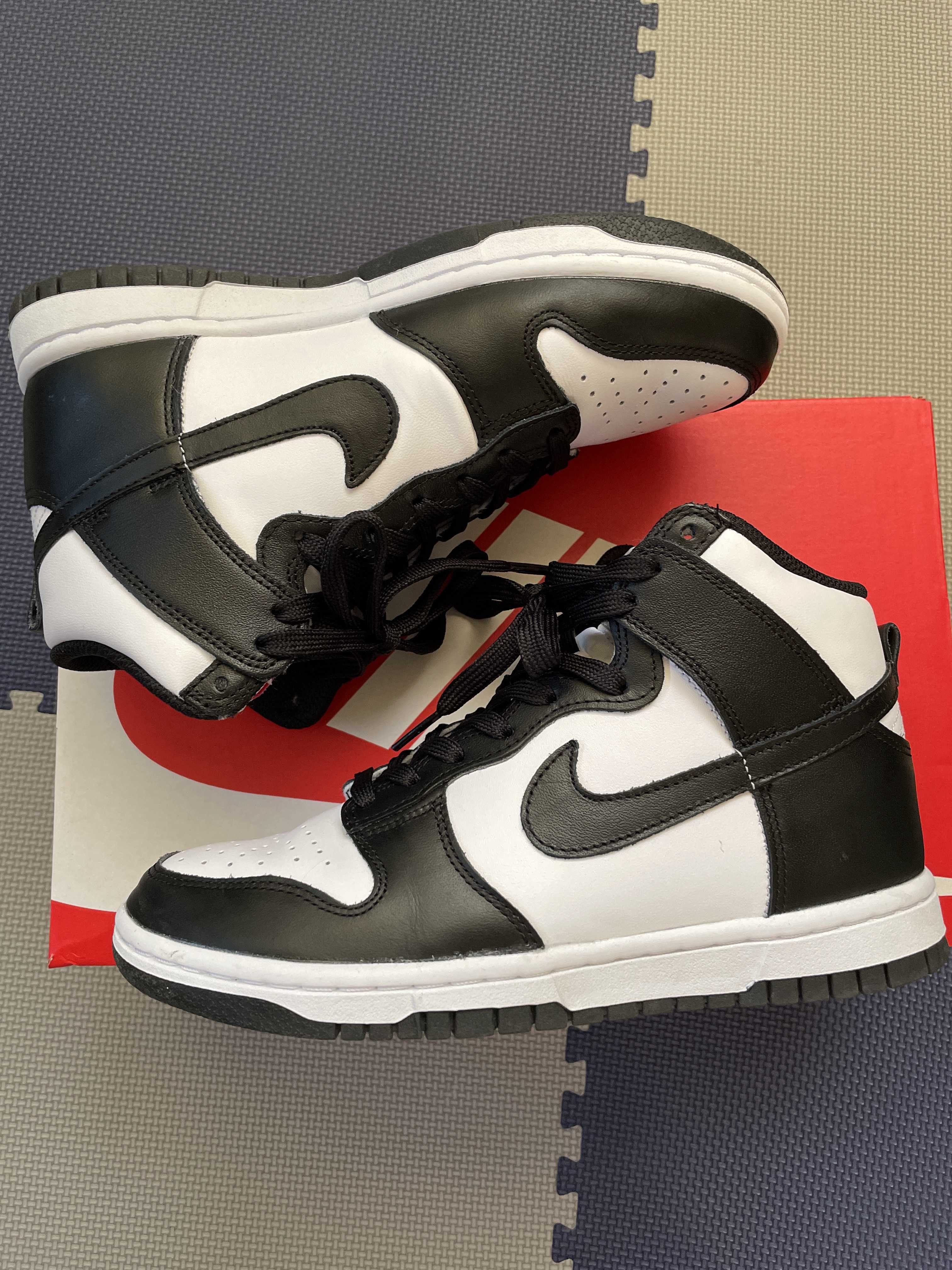 Nike Women's Dunk High "Black and White"