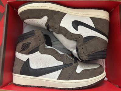 Travis Scott × Nike Air Jordan 1 Retro High OG TS SP "Sail/Dark Mocha"