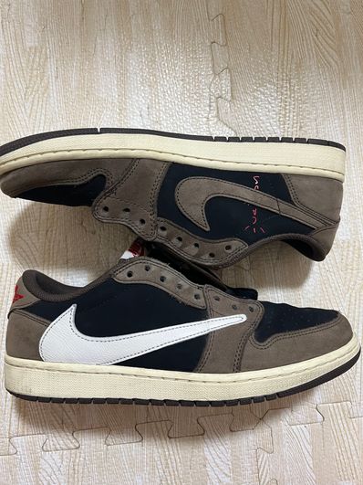 Travis Scott × Nike Air Jordan 1 Low OG SP-T "Black/Dark Mocha"