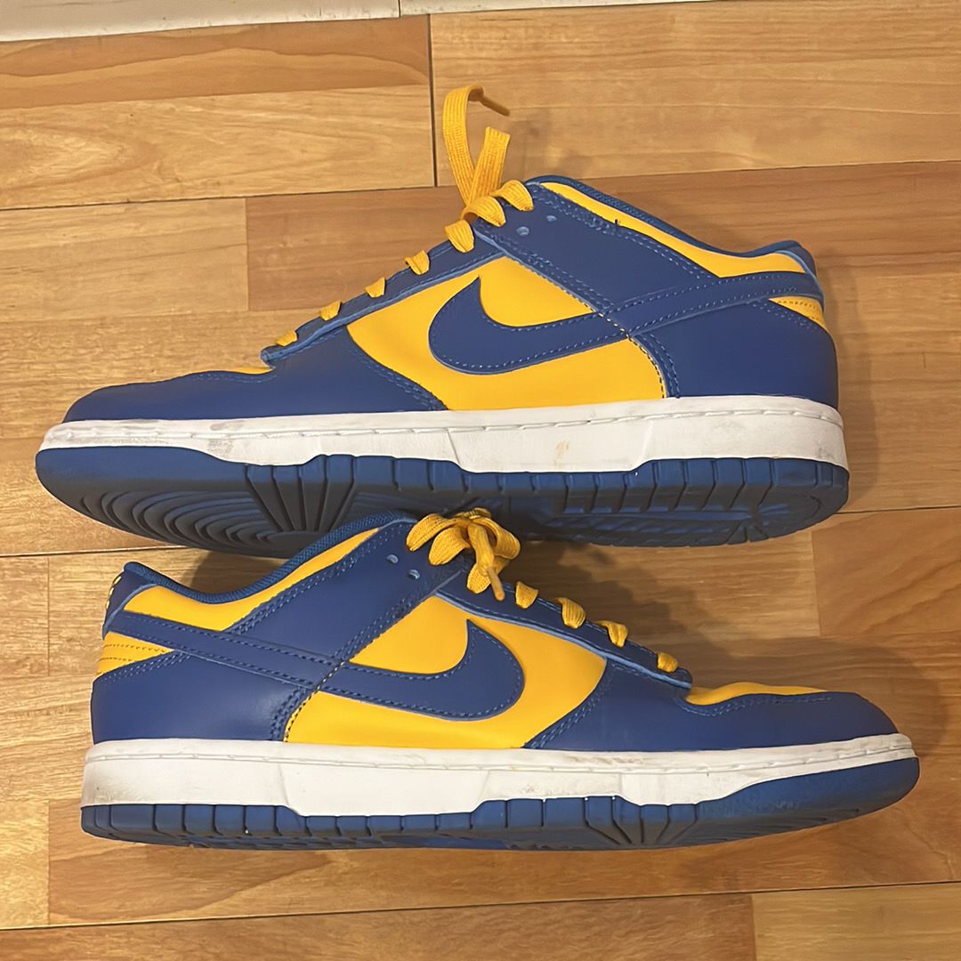 Nike Dunk Low "Blue Jay and University Gold"