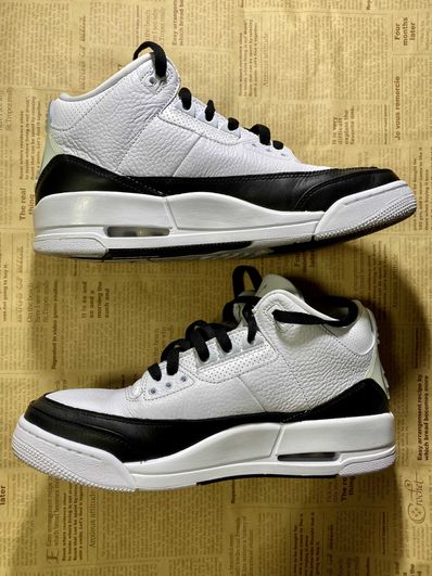 Fragment × Nike Air Jordan 3 "White/Black"