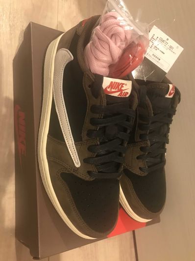 Travis Scott × Nike Air Jordan 1 Low OG SP-T "Black/Dark Mocha"