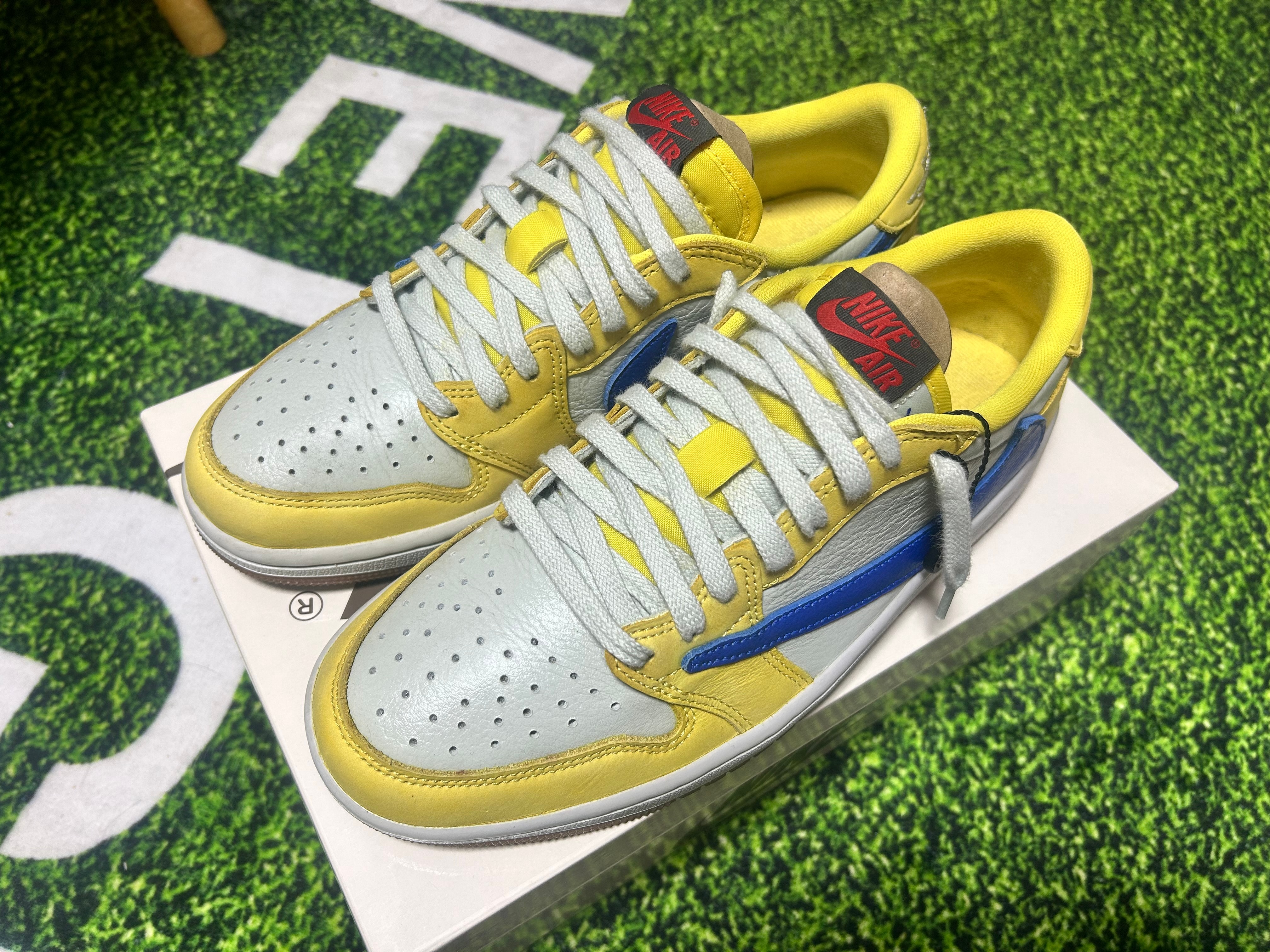 Travis Scott × Nike Women's Air Jordan 1 Retro Low OG "Canary"