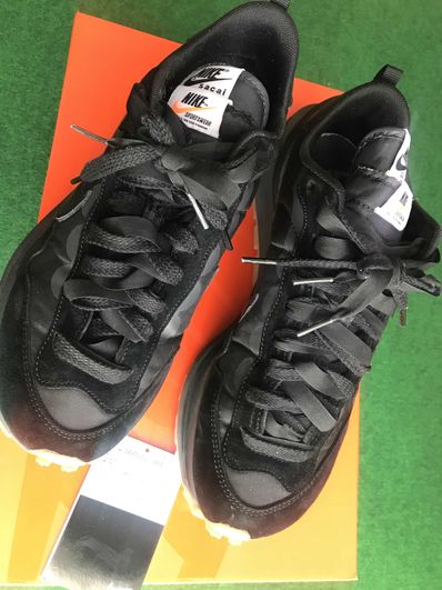 sacai × Nike VaporWaffle "Black Gum"